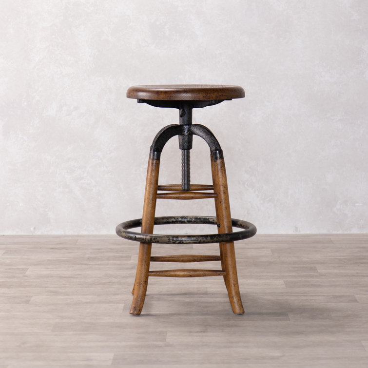 Solid wood deals swivel bar stools